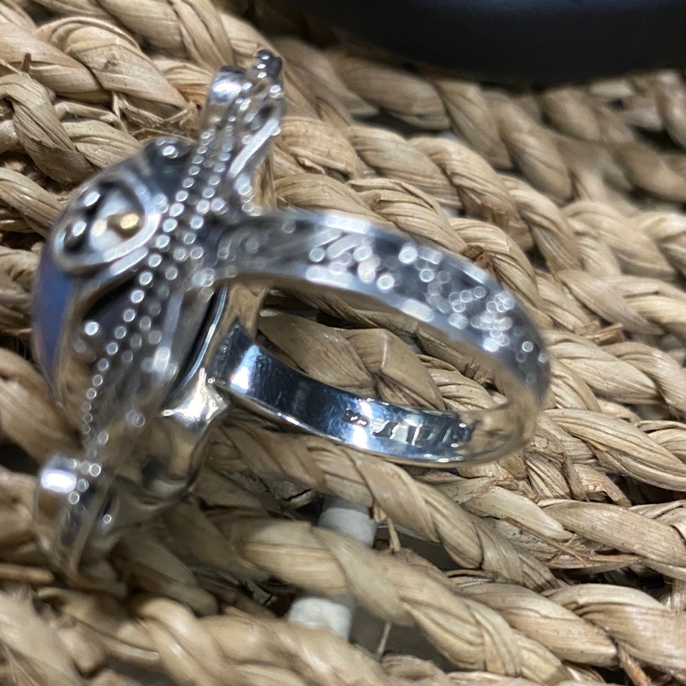 Sterling Silver And 14k Statement - image 3